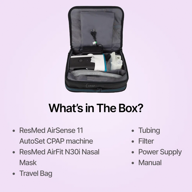 AirSense 11 Autoset Bundle with AirFit N30i Nasal Mask