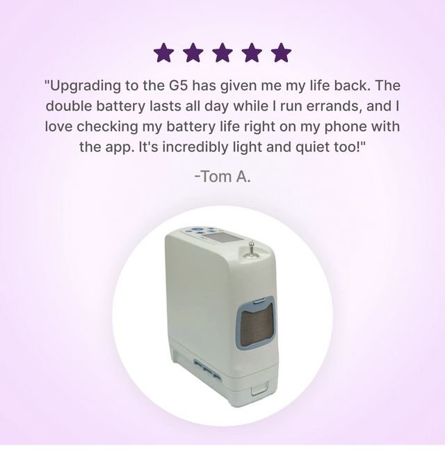 Portable Oxygen Concentrator Inogen G5 review