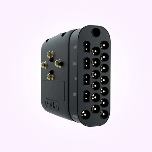 Back view of NOX A1 polysomnography (PSG) system