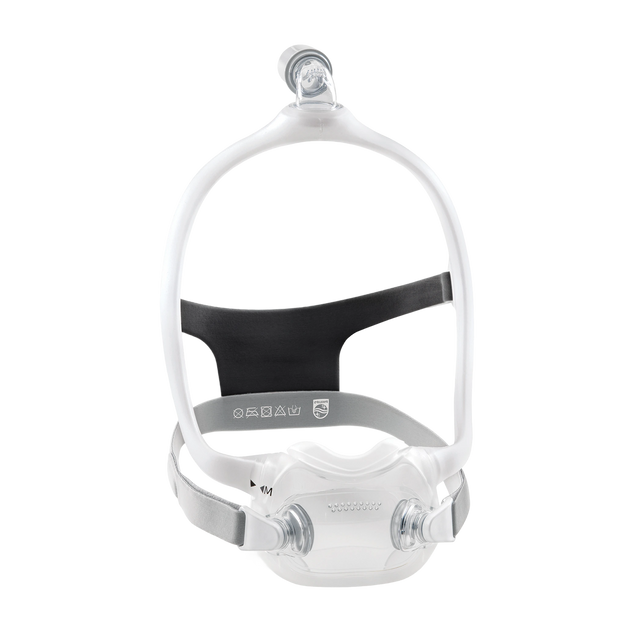 Angled view of Philips Respironics DreamWear Full Face CPAP Mask