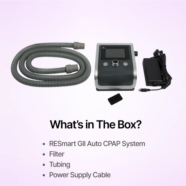 RESmart GII Auto CPAP System Full Package