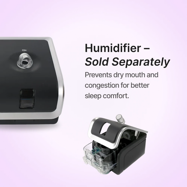 RESmart GII Auto CPAP System's humidifier is sold separately