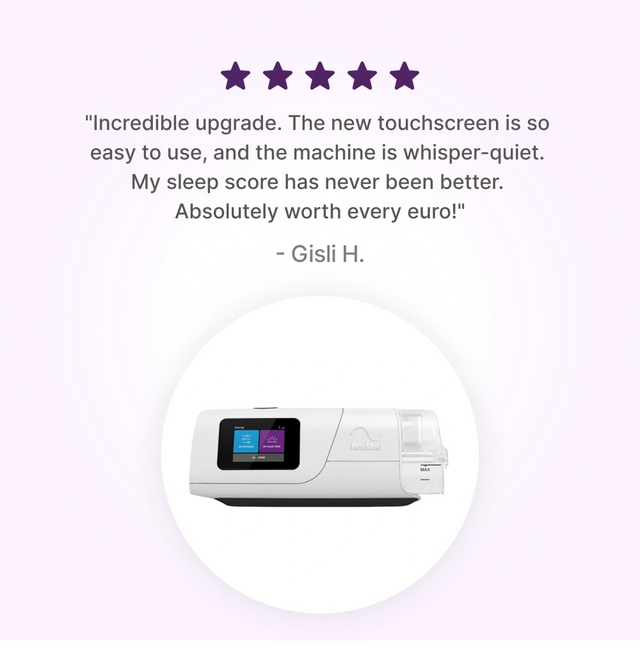 5-star customer review for ResMed AirCurve 11 Adaptive Servo-Ventilation Device
