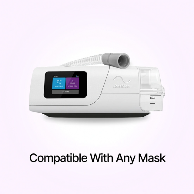 ResMed AirCurve 11 Adaptive Servo-Ventilation Device is compatible with any mask
