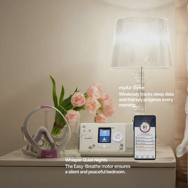 ResMed AirSense 10 Autoset For Her CPAP machine with myAir mobile app