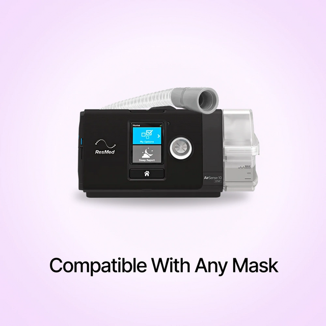 ResMed AirSense 10 Autoset CPAP machine is compatible with any mask