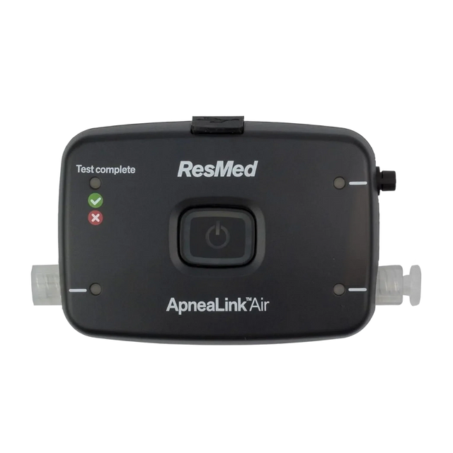 Front view of ResMed ApneaLink Air Home Sleep Testing Device