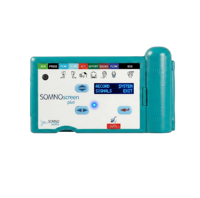 Front view of SOMNOscreen™ Plus polysomnography (PSG) system
