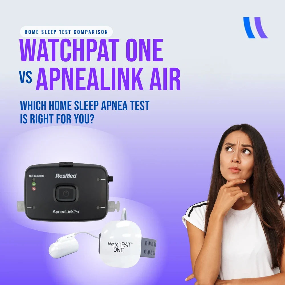 WatchPAT ONE vs ApneaLink Air: Which Home Sleep Apnea Test Is Right for You?
