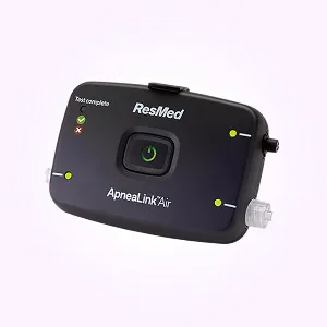 Angled View of the ResMed ApneaLink Air Home Sleep Testing Device