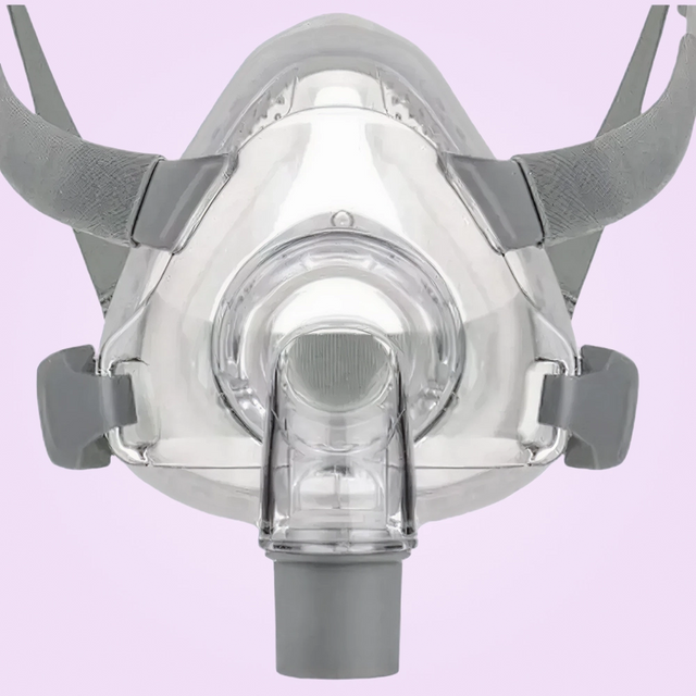 Close up view of BMC F5A Full Face CPAP Mask cushion