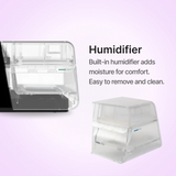 The BMC G3 Auto CPAP System (A20) has built-in humidifier for maximum comfort.