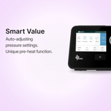 The BMC G3 Auto CPAP System (A20) has auto-adjusting pressure settings and unique pre-heat function.