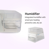 Integrated humidifier close up of BMC G3 B25A BPAP