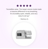 5-star customer review of BMC G3 B30VT BiPAP with Humidifier