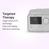 Display close up of BMC G3 B30VT BiPAP with Humidifier