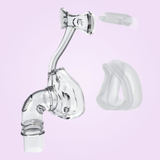 BMC iVolve N2 Nasal CPAP Mask angled view of the parts