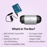 BMC M1 Mini CPAP + Pilot-24 Battery COMPLETE BUNDLE