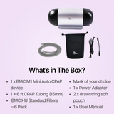 BMC M1 Mini Travel CPAP Device with Mask COMPLETE BUNDLE