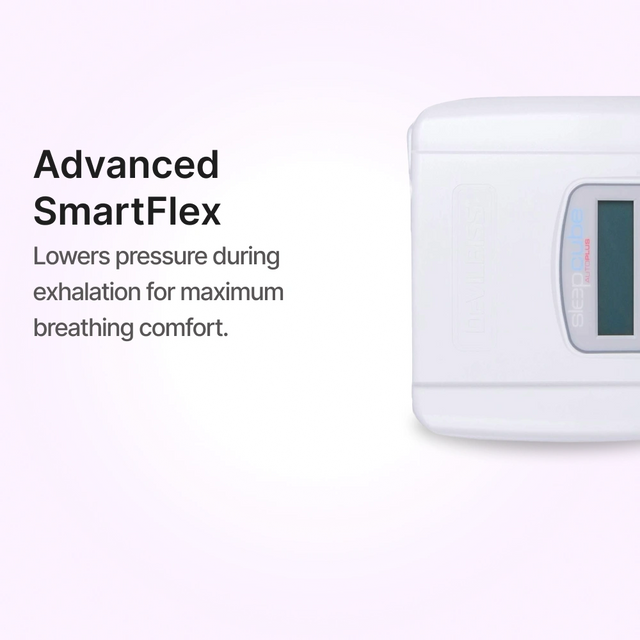 Close up of Devilbiss Sleepcube Auto Plus with Smart Flex