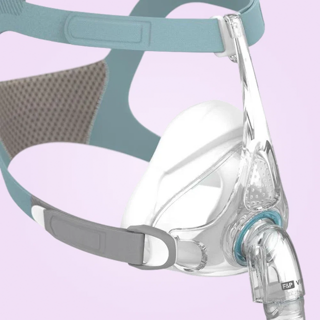 Fisher & Paykel Vitera Full Face CPAP Mask close up side view