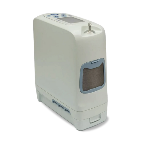 Side view of Portable Oxygen Concentrator Inogen G5