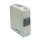 Angled view of Inogen G5 portable oxygen concentrator with a single battery