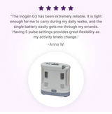5-star customer review for Inogen One G3 Portable Oxygen Concentrator