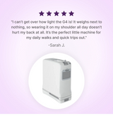 5-star review of Inogen One G4 System Portable Oxygen Concentrator