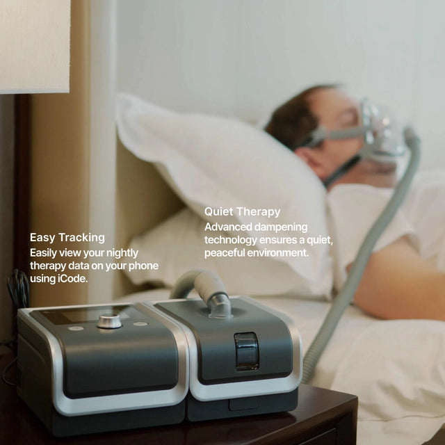 Man sleeping withRESmart BiPAP GII T-25T