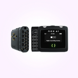 Front and back view of NOX A1 polysomnography (PSG) system