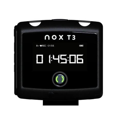 Front view of Nox T3s home sleep test system