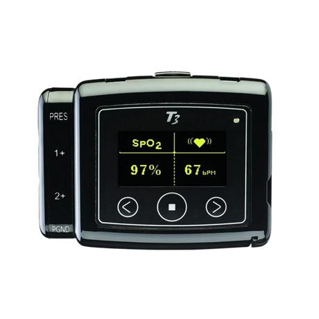 Front view of Nox T3 Portable Sleep Monitor for Home Sleep Testing