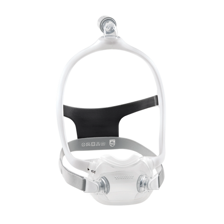 Angled view of Philips Respironics DreamWear Full Face CPAP Mask