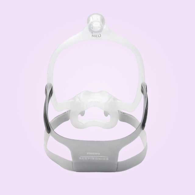 Back view of a Philips Respironics DreamWear Full Face CPAP Mask