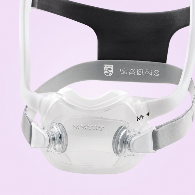 Close up view of Philips Respironics DreamWear Full Face CPAP Mask