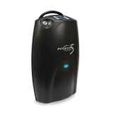 Angled view of SeQual Eclipse 5 portable oxygen concentrator