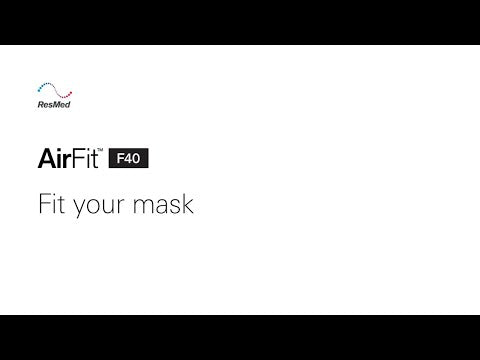 ResMed AirFit F40 CPAP Full Face Mask