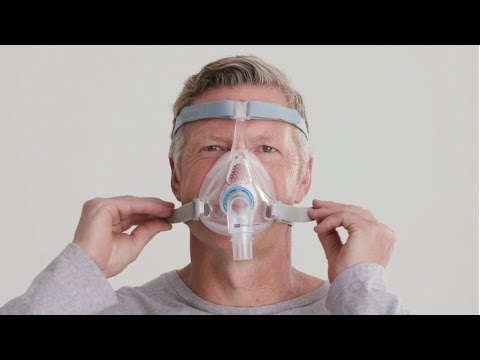Fisher & Paykel Vitera Full Face CPAP Mask video fitting guide