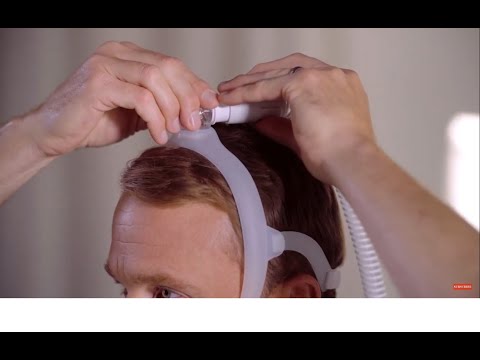 Philips Respironics DreamWear Nasal Mask wear and adjusting video guide