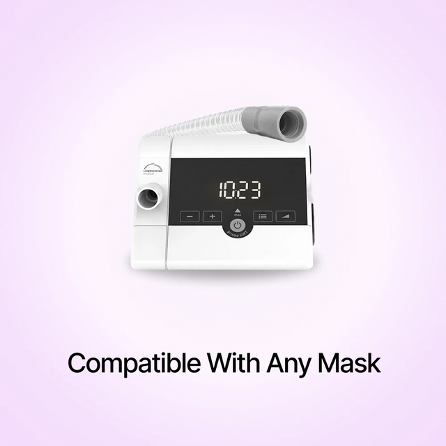 Prisma SMART Plus Auto CPAP Machine is compatible with any mask.