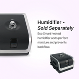Eco Smart heated humidifier for RESmart BiPAP GII 25T which is sold separately