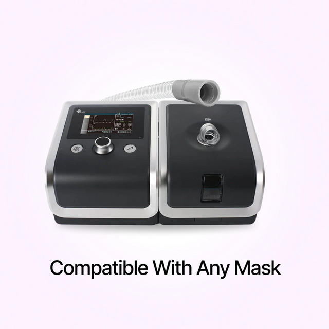 RESmart BiPAP GII T-25T is compatible with any mask