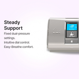 Display close up of ResMed AirCurve 10 S BiPAP Device