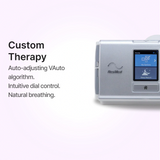 Display close up of ResMed AirCurve 10 VAuto BiLevel Device