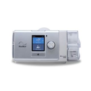Front view of ResMed AirCurve 10 VAuto BiLevel Device