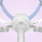 Frontal close up view of ResMed AirFit N10 Nasal CPAP Mask with Headgear