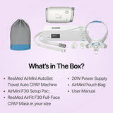 ResMed AirMini + AirFit F30 Mask Complete BUNDLE