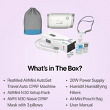 ResMed AirMini + AirFit N30 Mask Complete BUNDLE