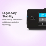 ResMed AirSense 10 AutoSet CPAP machine provides auto-adjusting technology and legendary stability.